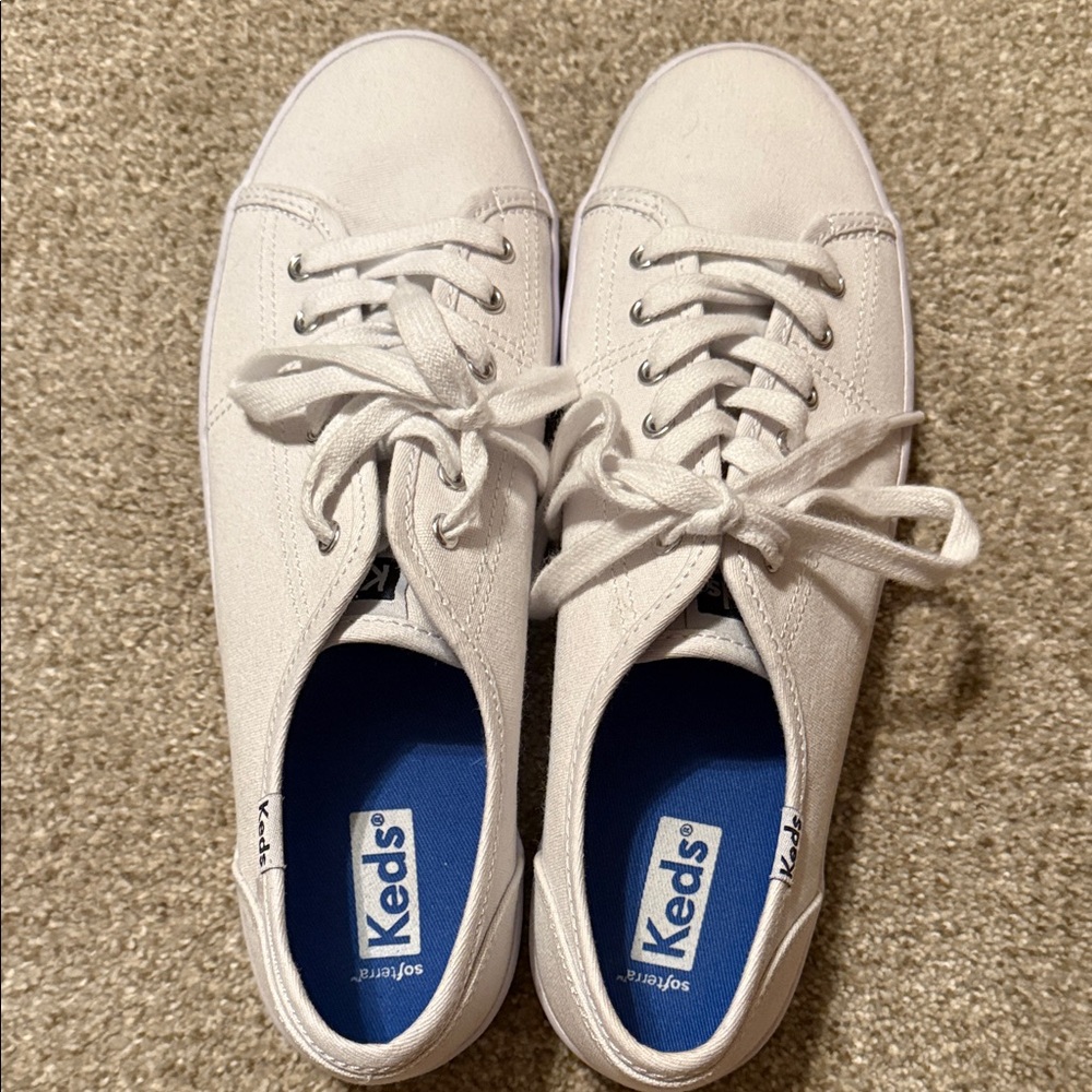 Keds Classic White Canvas Sneakers